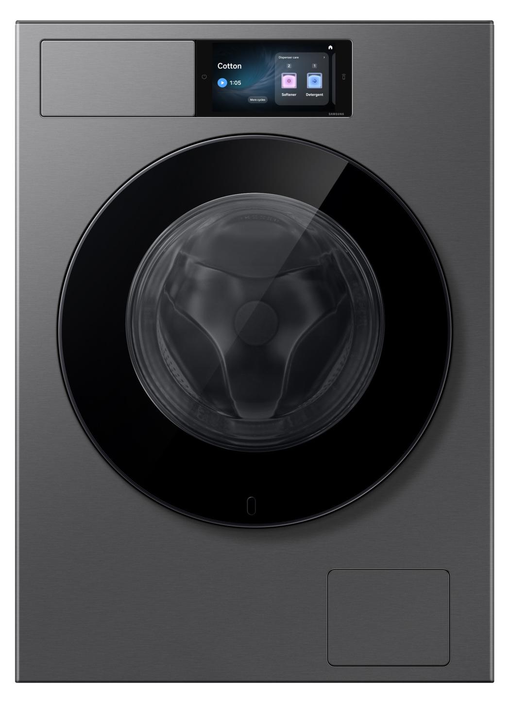 Samsung WF90H09C4ST2, Lavadora de carga frontal, 9 kg, B, 72 dB, 1351 RPM, A